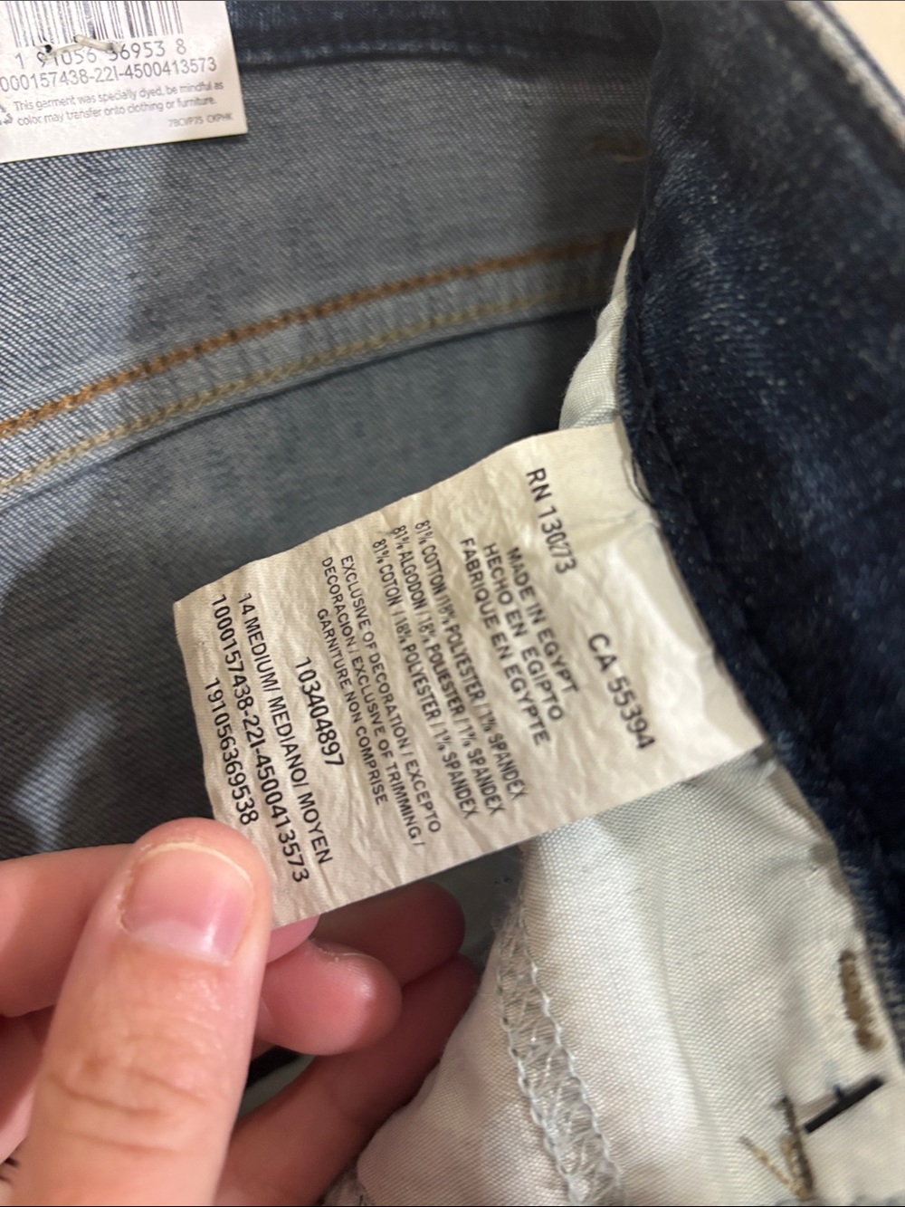 Lee Instant Slim High Rise Ellis Straight Leg Jeans Size 14 NEW - Picture 5 of 5
